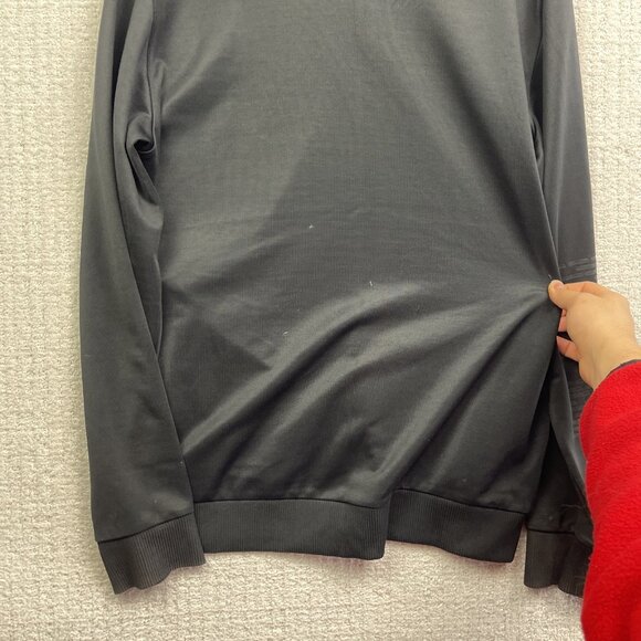 Hugo Boss Track Jacket Tech Full Zip Men L Geometric Black AOP w/ Yellow Logo - Picture 14 of 16